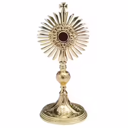 Reliquary golden plated H 28 cm