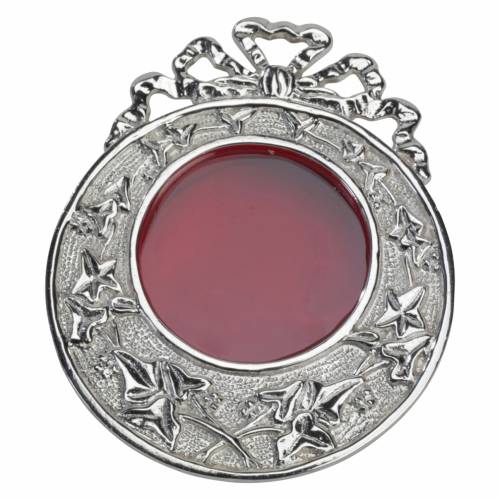 Wall hanging reliquary silver plated