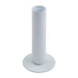Candleholder iron white H 12 cm