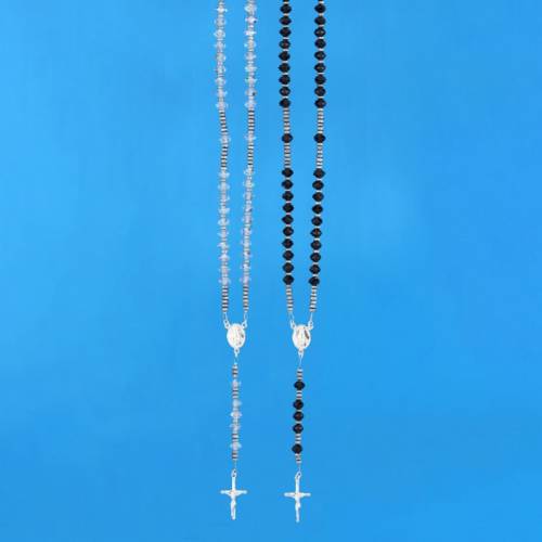 Rosary with Briolette Crystals