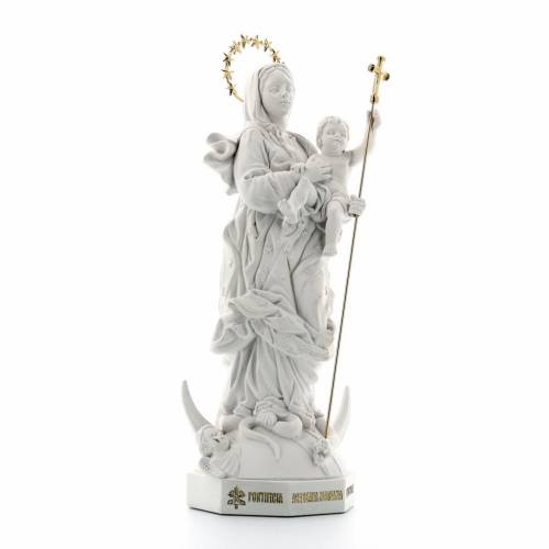 Statua Maria Immacolata in polvere di marmo bianca
