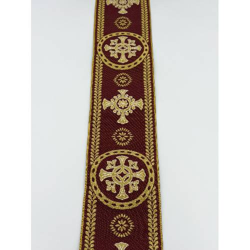 Gallone Largo (10.5cm) Liturgico Semimetallico EMMA 251