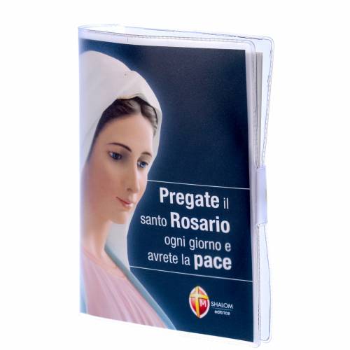 Libro "Pregate il Santo Rosario ogni giorno e avrete la Pace" con Corona del Rosario