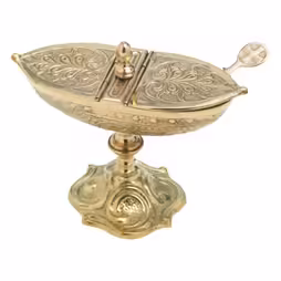 Navetta per incenso classica H 13 cm