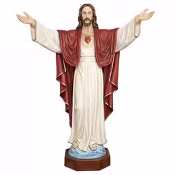 CRISTO REDENTORE IN FIBRA DI VETRO