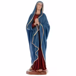MADONNA ADDOLORATA IN FIBRA DI VETRO