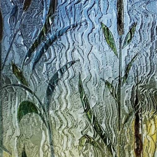 Stained glass in fused glass