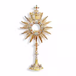 Ostensorio con raggiera smontabile