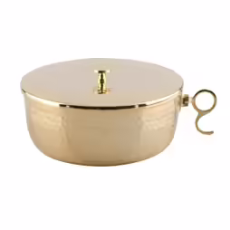 Pisside impilabile placcato oro D 17 cm 