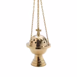 Wysoki Turybularz Mosiężny H 19 cm