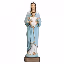 MADONNA WITH CHILD IN FIBERGLASS