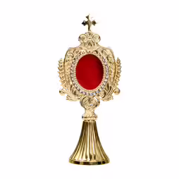 Plated reliquary H 22 cm