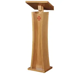 Leggio in legno con croce rossa - Art. 504