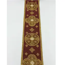 Gallone Largo (10.5cm) Liturgico Semimetallico EMMA 253