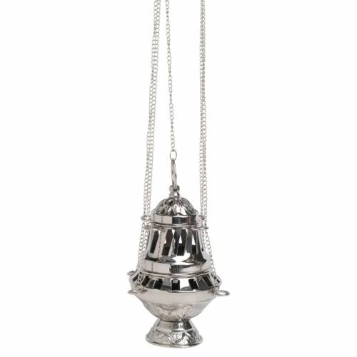 Thurible nickel plated H 16 cm