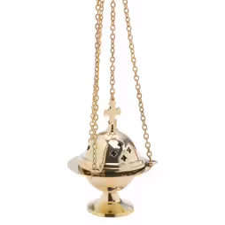 Thurible with cross pattern