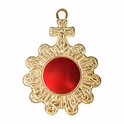 Reliquiario placcato oro