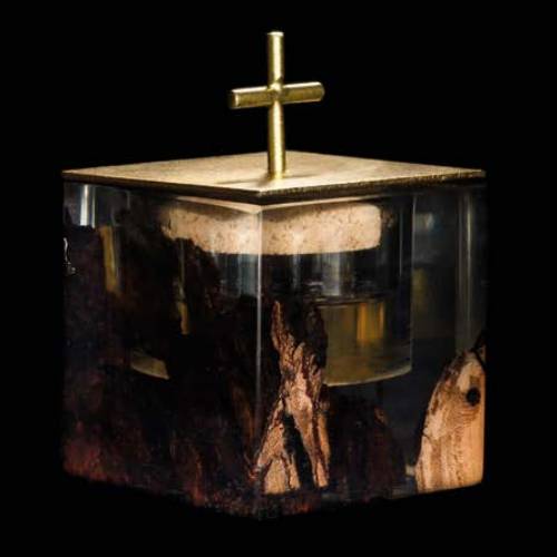 Vaso Olio Santo di Resina Epossidica - VAIA