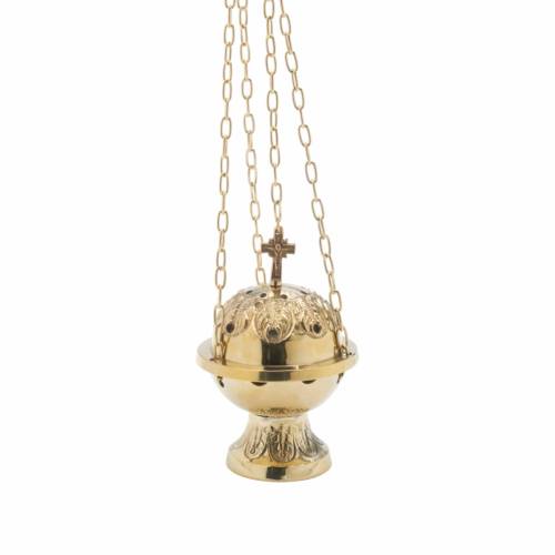 Thurible with Jusus crucified H 15 cm