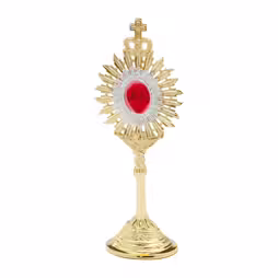Reliquary gold plated H 18 cm