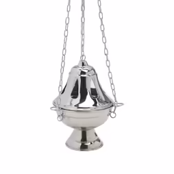 Thurible with teardrop holes H 17 cm
