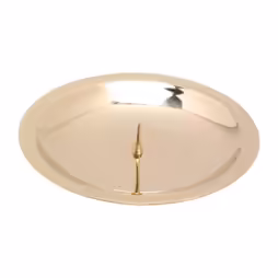 Polished brass coaster with thorn