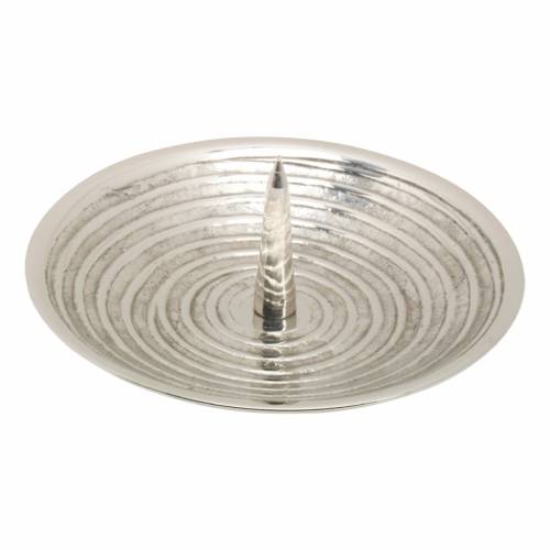 Piatto ottone tondo con spuntone