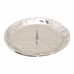 Nickel plated brass coaster with thorn