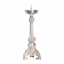 Altar candlestand silver plated H 39 cm