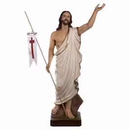 RISEN CHRIST IN FIBERGLASS
