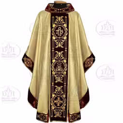 Golden Peacock Festive Chasuble