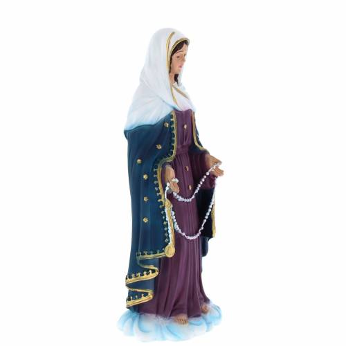 Statua Madonna delle Lacrime in polvere di marmo colorata