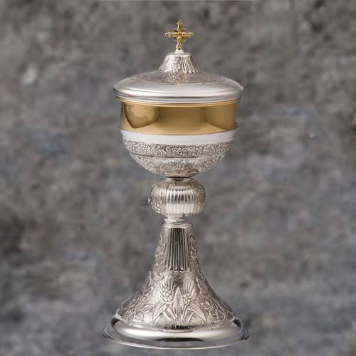 Pisside in argento tit. 800 °/°°