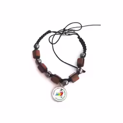 Bracciale legno ed ematite Giubileo 2025