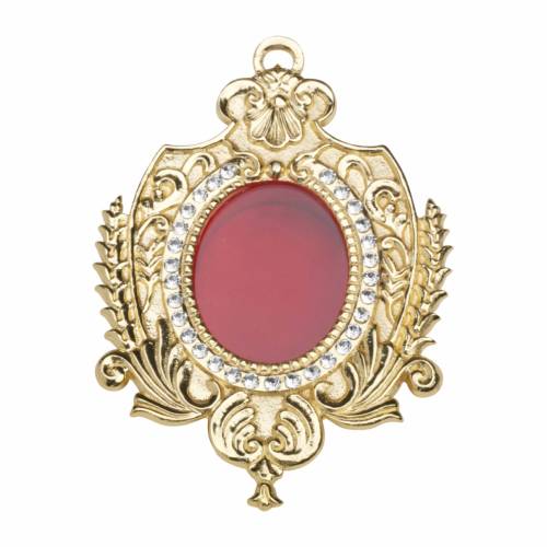 Wall hanging reliquary with crystal stones
