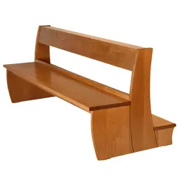 Beech wood Pew - Mod Risen Christ