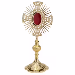 Brass reliquary H 28 cm