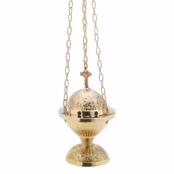 Brass thurible with cross