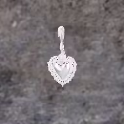 Small votive heart pendant
