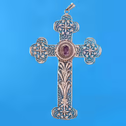 Pectoral cross with stone 
