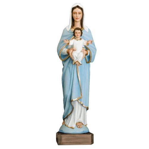 MADONNA WITH CHILD IN FIBERGLASS