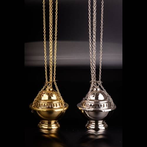 Thurible H 14 cm nickel plated