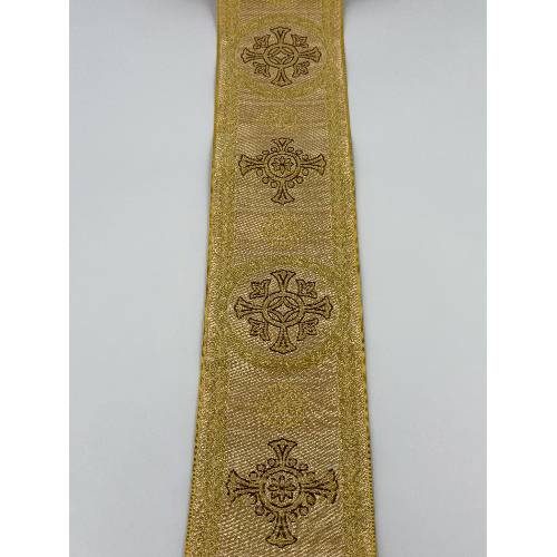 Gallone Largo (10.5cm) Liturgico Semimetallico EMMA 251