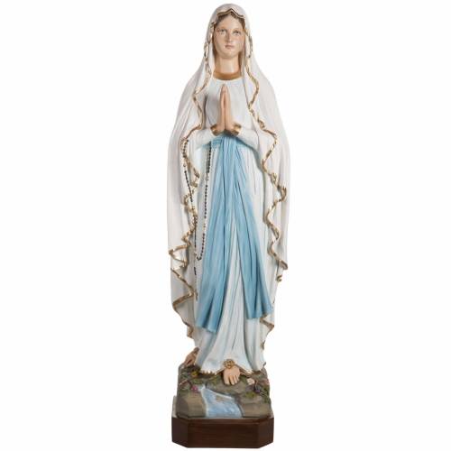 MADONNA DI LOURDES IN FIBRA DI VETRO