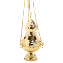 Turibolo colore oro H 24 cm