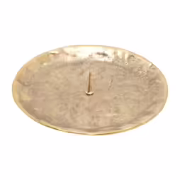 Portacandela ottone lucido con punta D 9 cm