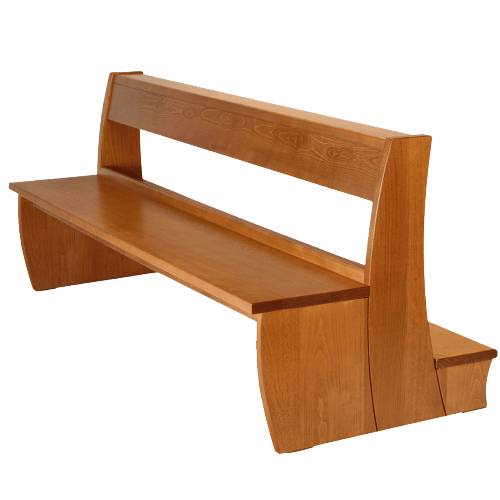 Beech wood Pew - Mod Risen Christ