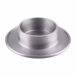 Matt aluminum candle plate