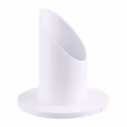 White aluminium candle stand