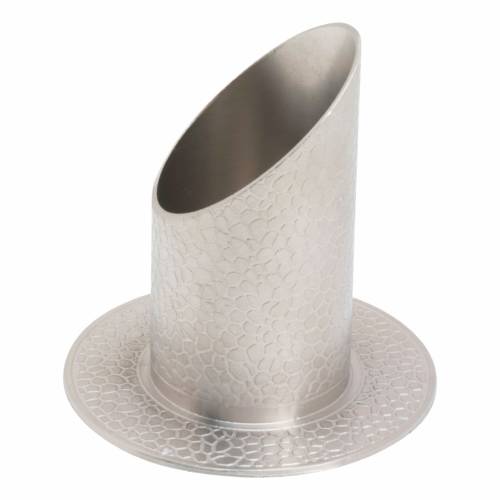 Candlestand matt silver